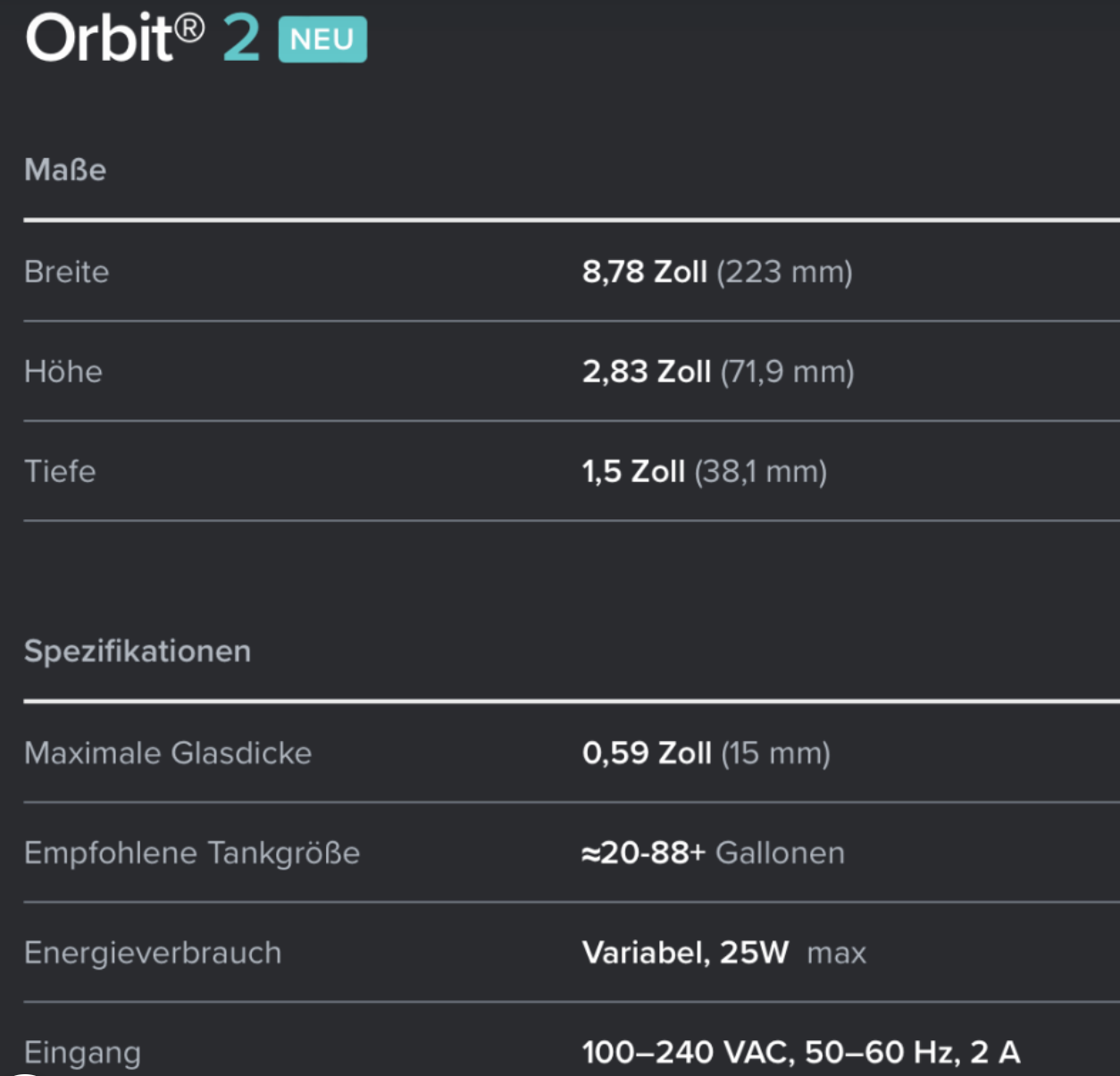 AI Orbit2 Strömungspumpe