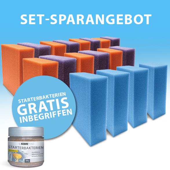 Ersatzschwamm Komplett-Set für BioTec 18/60000