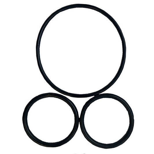 Kobre®Tec O-ring Set für 18, 36 und 55 Watt UVC 2x Glas, 1 x Kopf