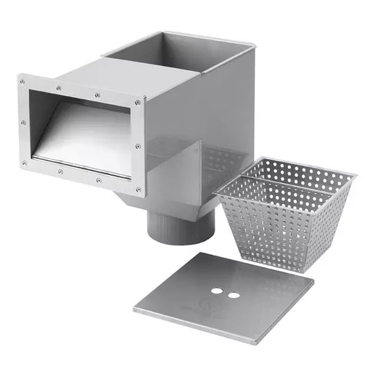 Skimmer Wandeinbau Profi aus INOX Anschluss 160mm, Schwerkraft
