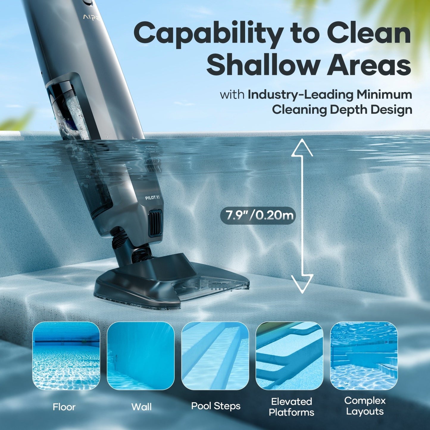 Aiper Pilot X1 Handheld Pool Cleaner