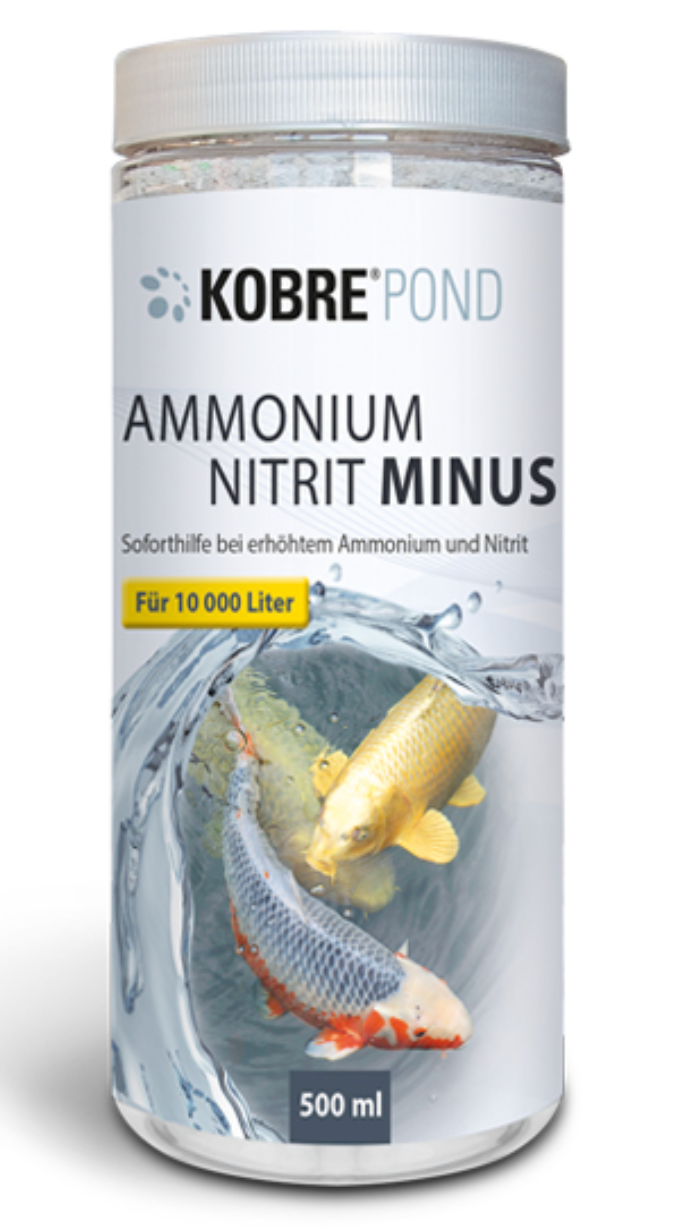 Kobre®Pond Ammonium / Nitrit Minus 500ml baut Nitrit & Ammonium ab