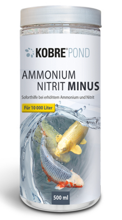 Kobre®Pond Ammonium / Nitrit Minus 500ml baut Nitrit & Ammonium ab