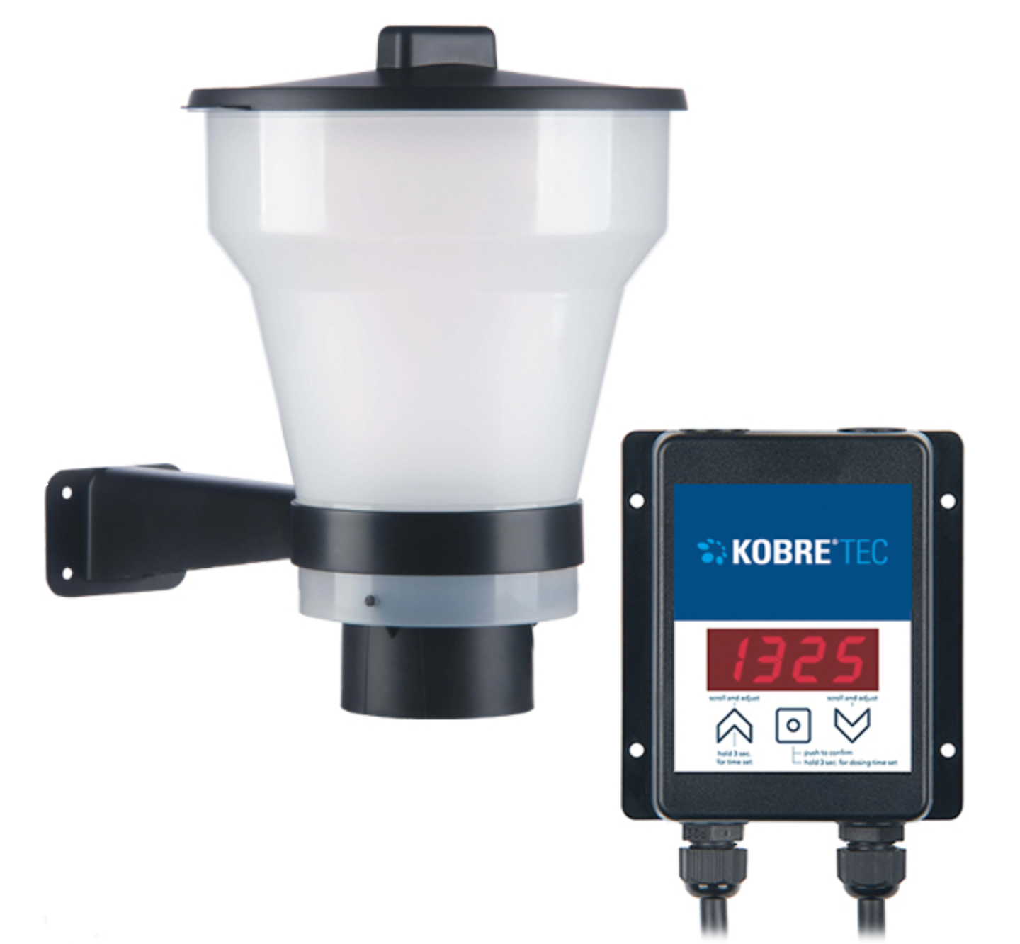 Kobre®Tec Fish Feeder mit 7 Liter Futterbehälter