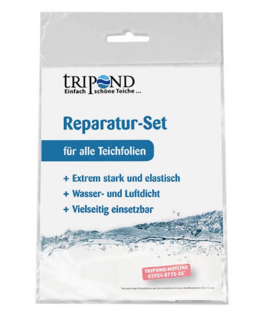 ZZ Teichfolien Reparaturset für alle Folien zur Reparatur von Löchern und Rissen bis 5cm