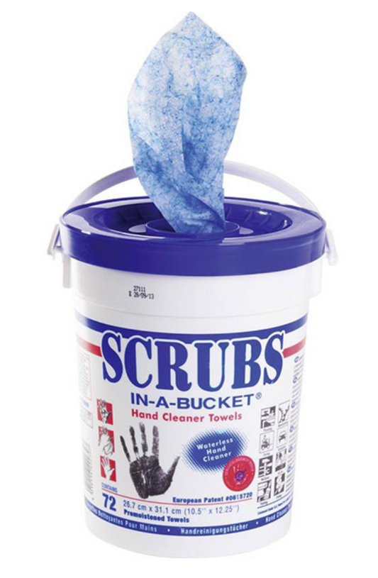 ZZ Scrubs Handreinigungstücher 72 Stk. entfernt schnell Primer, Fette ohne Wasser