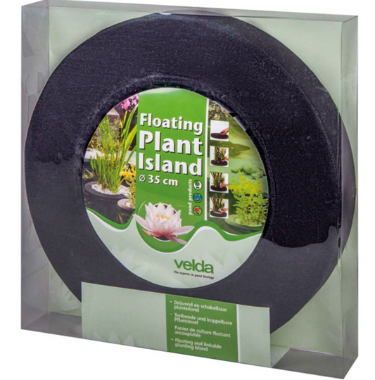 ZZ Pflanzeninsel unbepflanzt rund 35cm / Schwarz Koppelbar