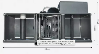 Aqua 200 Crystal Clear Vliesfilter für Aquarien und Innenhälterung
