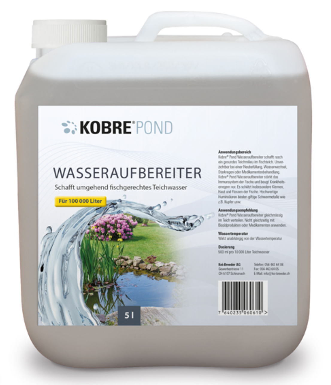 Kobre®Pond Wasseraufbereiter - bereitet Teichwasser fischgerecht auf
