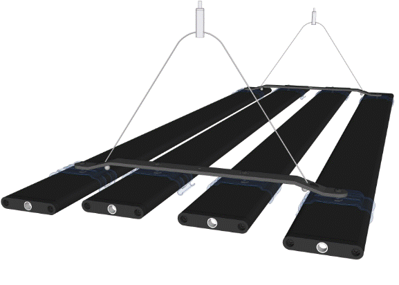 OTM Arm-Set Long für AI BLADE (330mm/ 4 Blades)