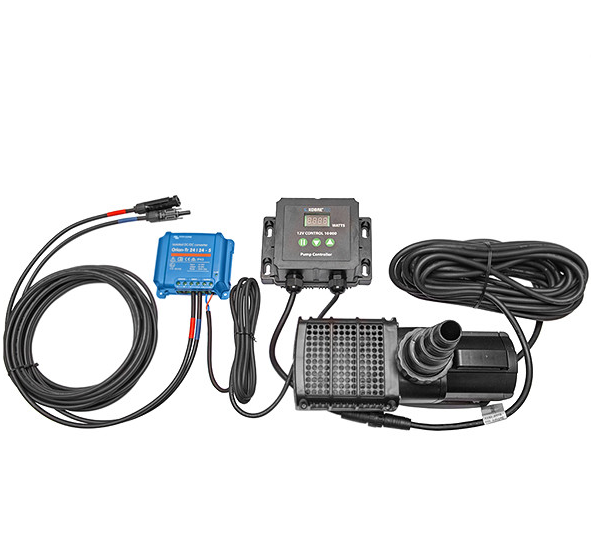 Kobre®Tec Solarpumpe 10000 Liter für Anschluss an handelsübliche Solarpanel